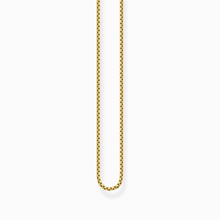 Gold Plated Silver Box Chain - 18 Inches