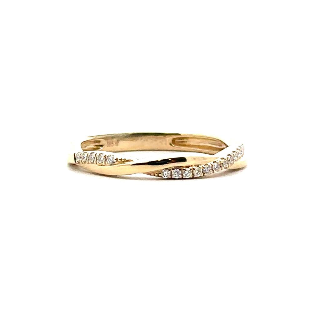 Twist Diamond Band