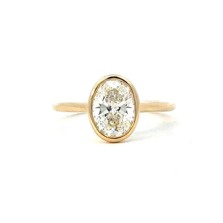 Oval Lab Grown Diamond Engagement Ring