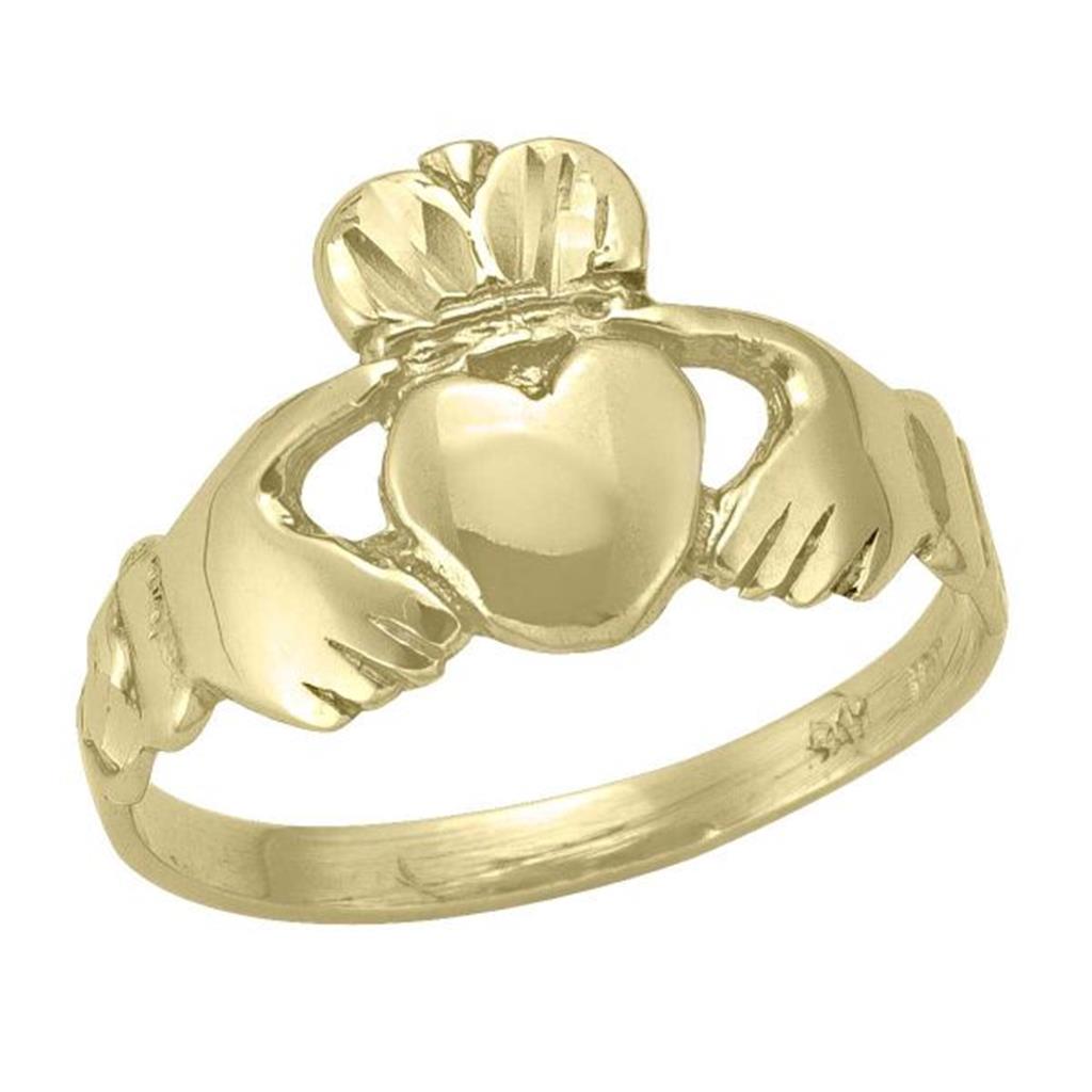 Yellow Gold Claddagh Ring