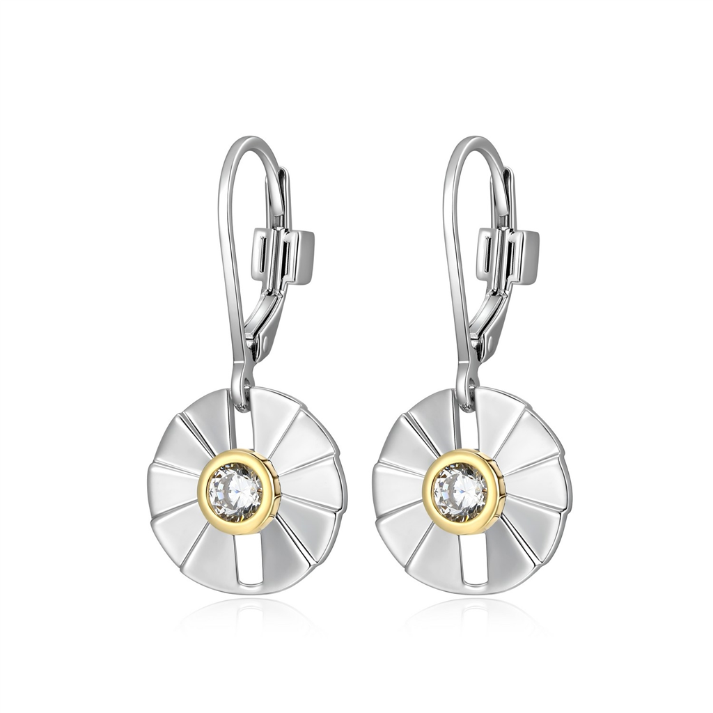 "Pleat" Earrings by Elle