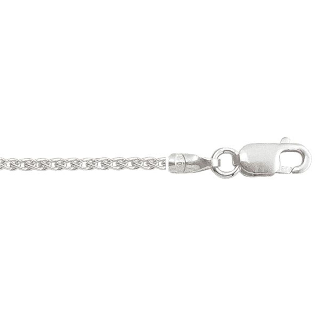 Silver Wheat Chain - 18 Inches