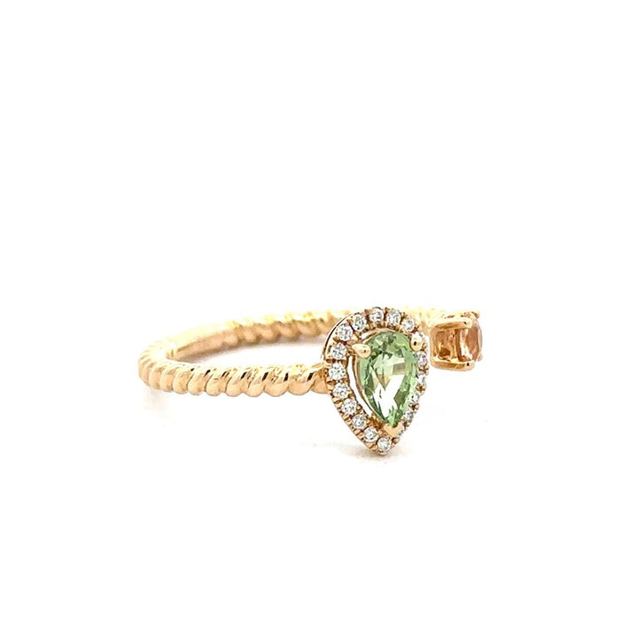 Green Sapphire Ring