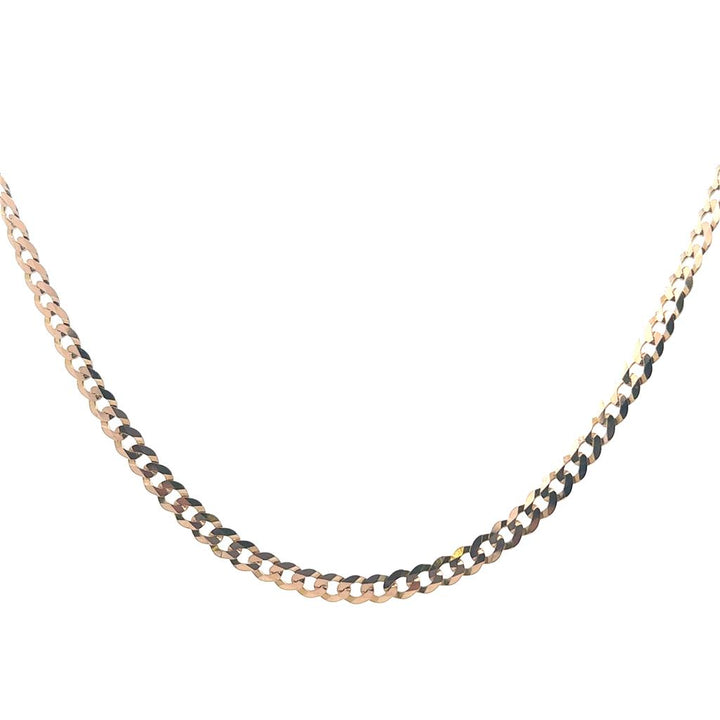 Yellow Gold Flat Curb Chain