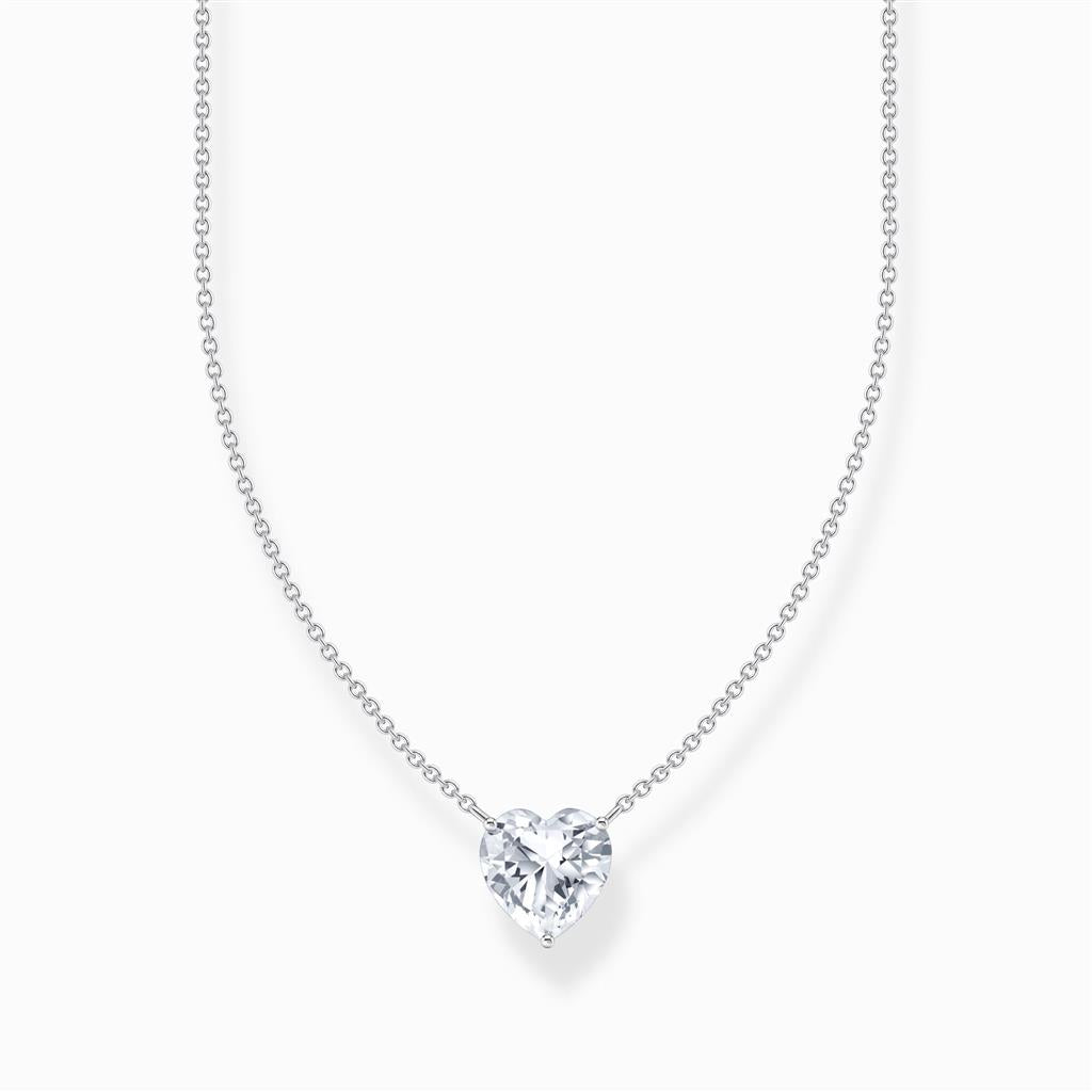 Silver and CZ Necklace