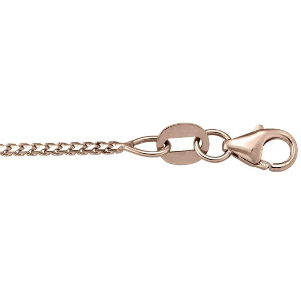 Rose Gold Franco Link Chain - 18 Inches
