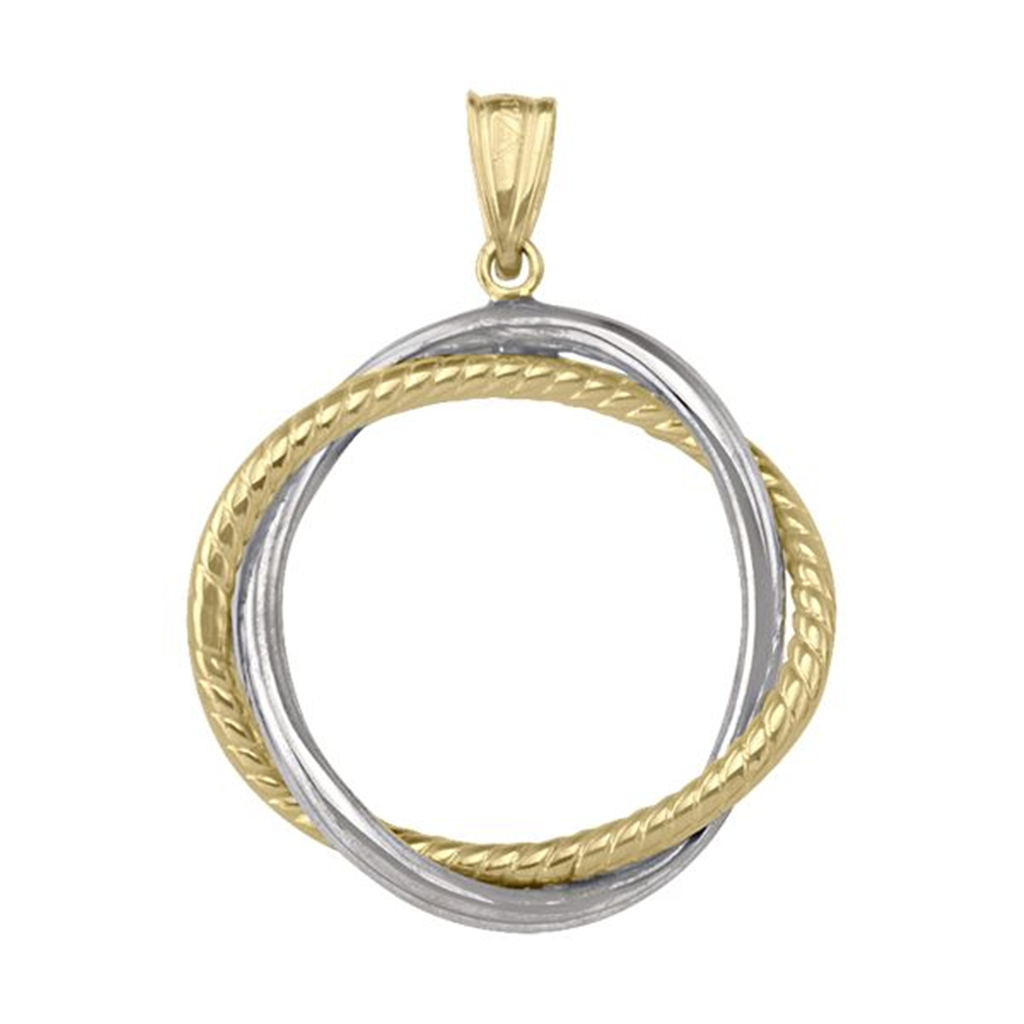 Gold Love Knot Pendant