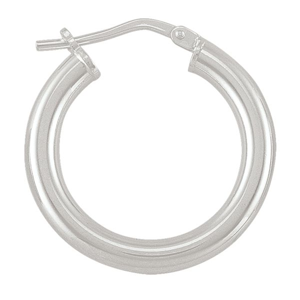 Silver Hoops