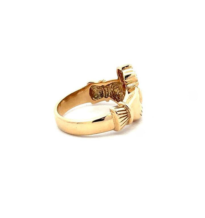 18K Gold Claddagh Ring