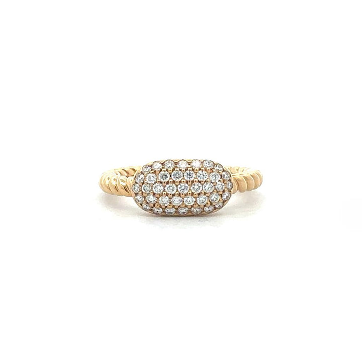 18K Gold & Diamond Ring