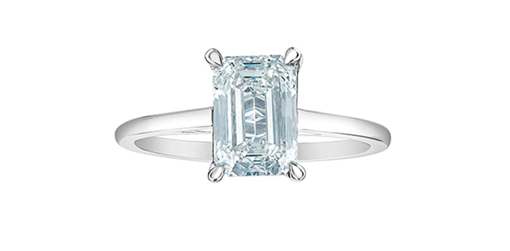 Emerald Cut Lab Grown Diamond