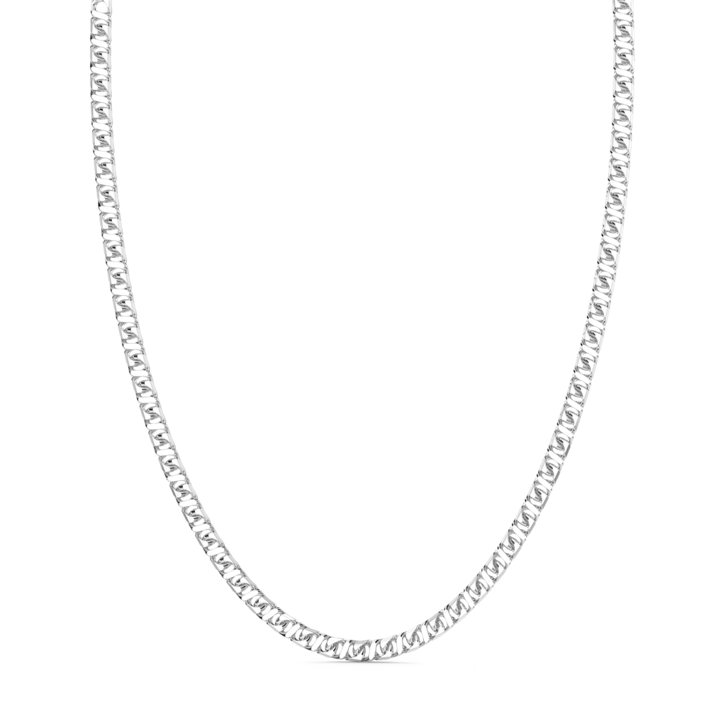 Heavy Flat Curb Chain - 22 Inch