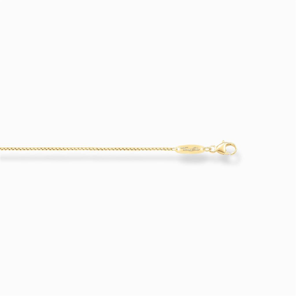 Gold Plated Silver Box Chain - 18 Inches
