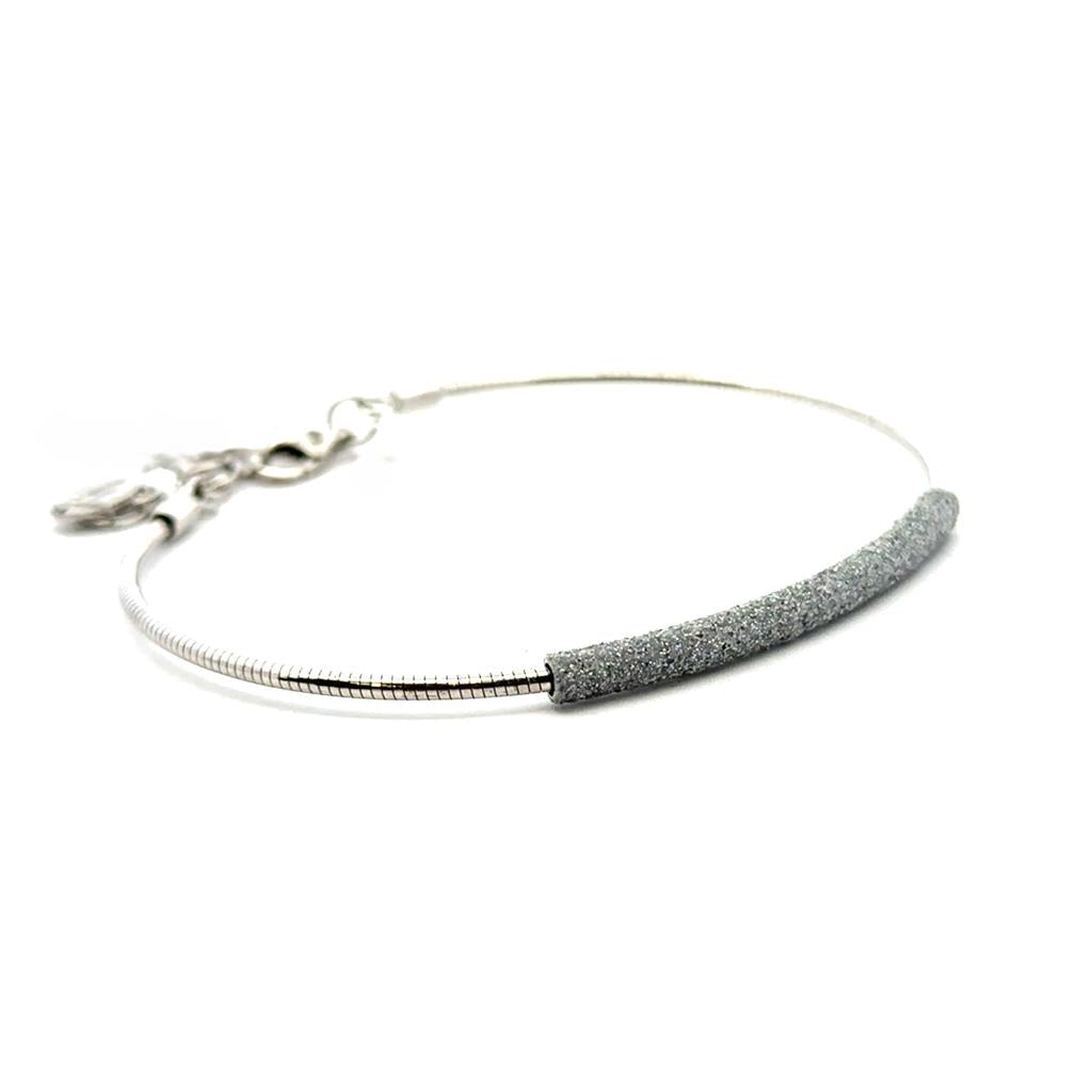 Silver Flexible Bangle