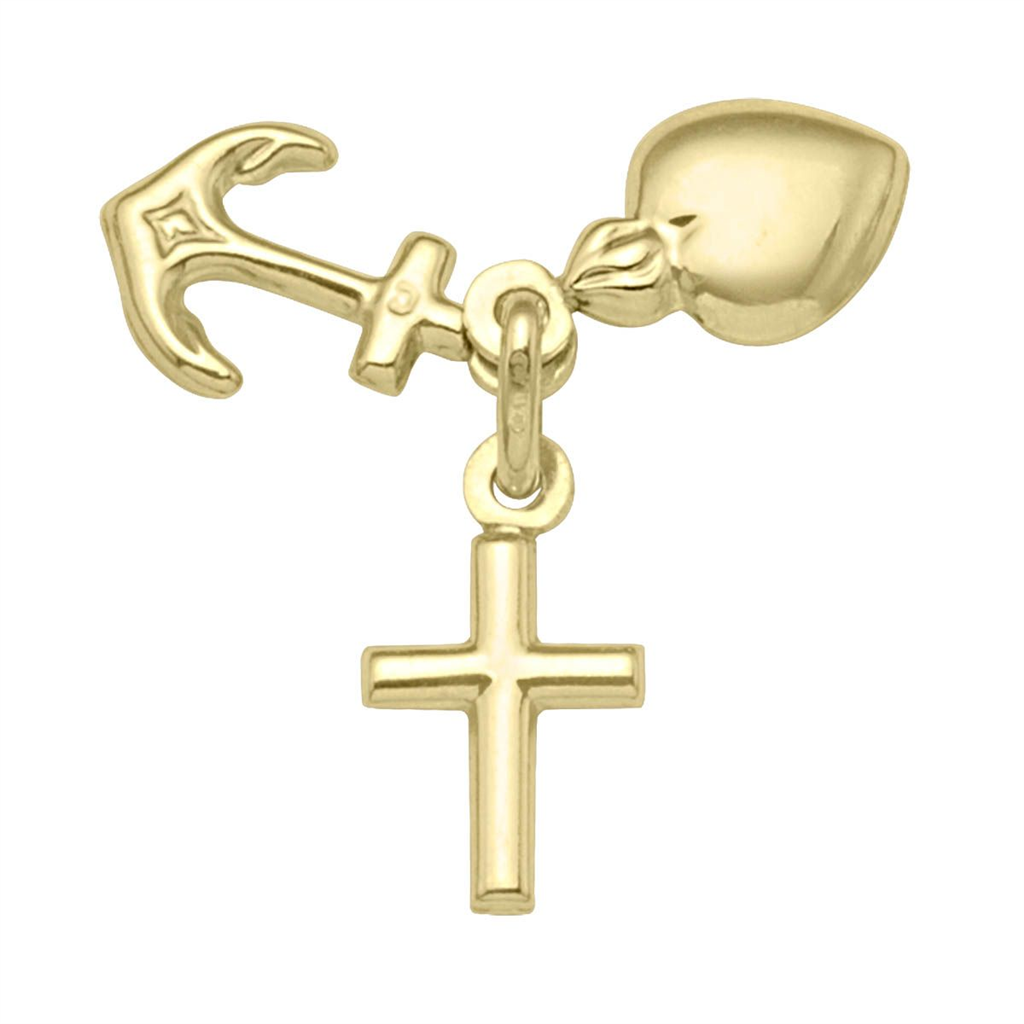 Faith, Hope & Charity Charm