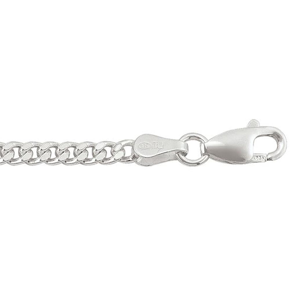 Sterling Silver Curb Chain - 26 Inches