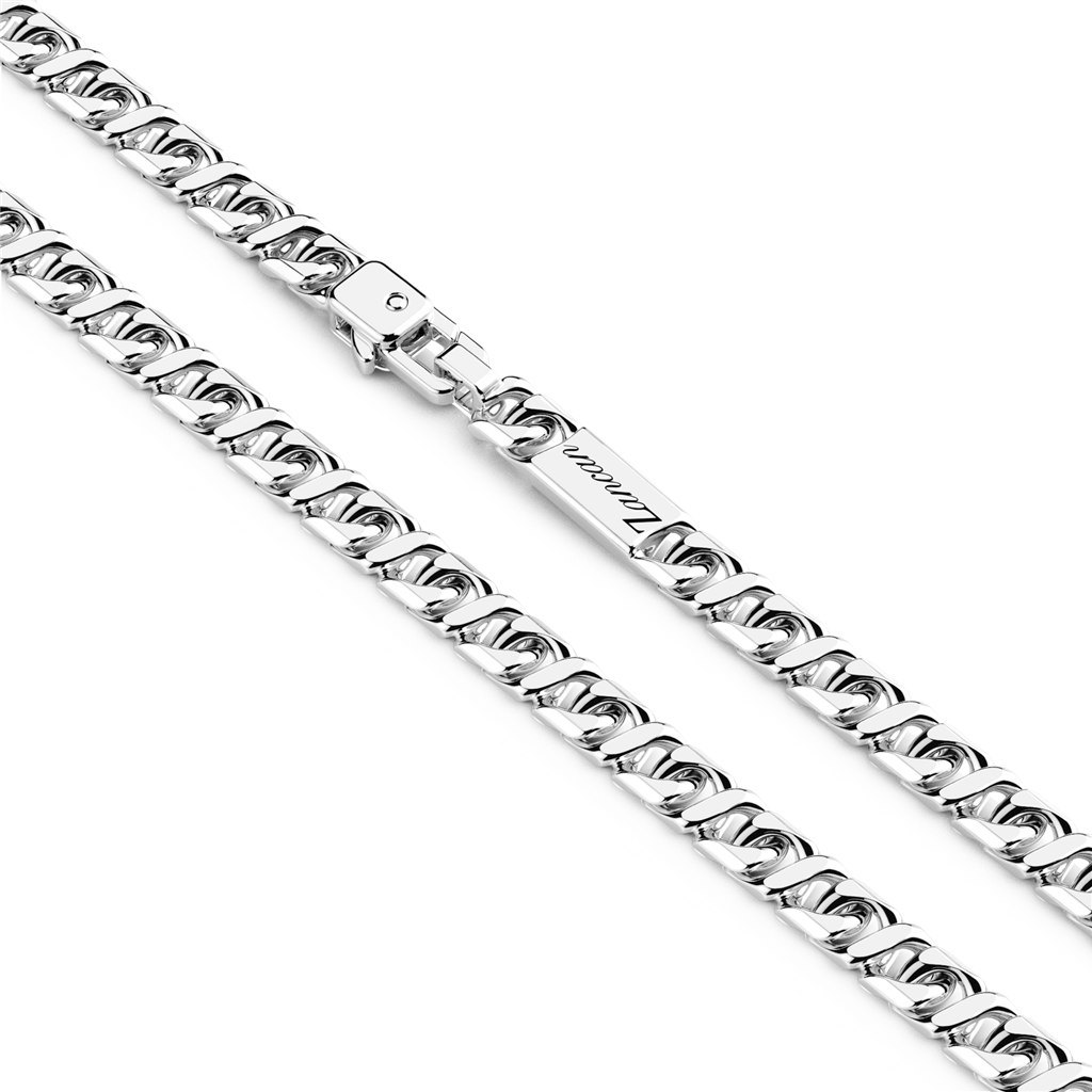 Heavy Flat Curb Chain - 20 Inch