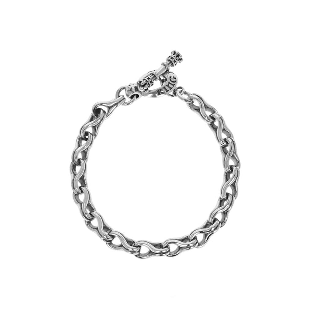 Silver Loop Link Bracelet