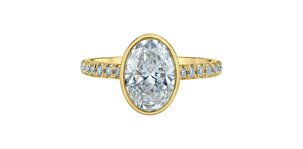 Oval Lab Grown Diamond - 2.01 ct
