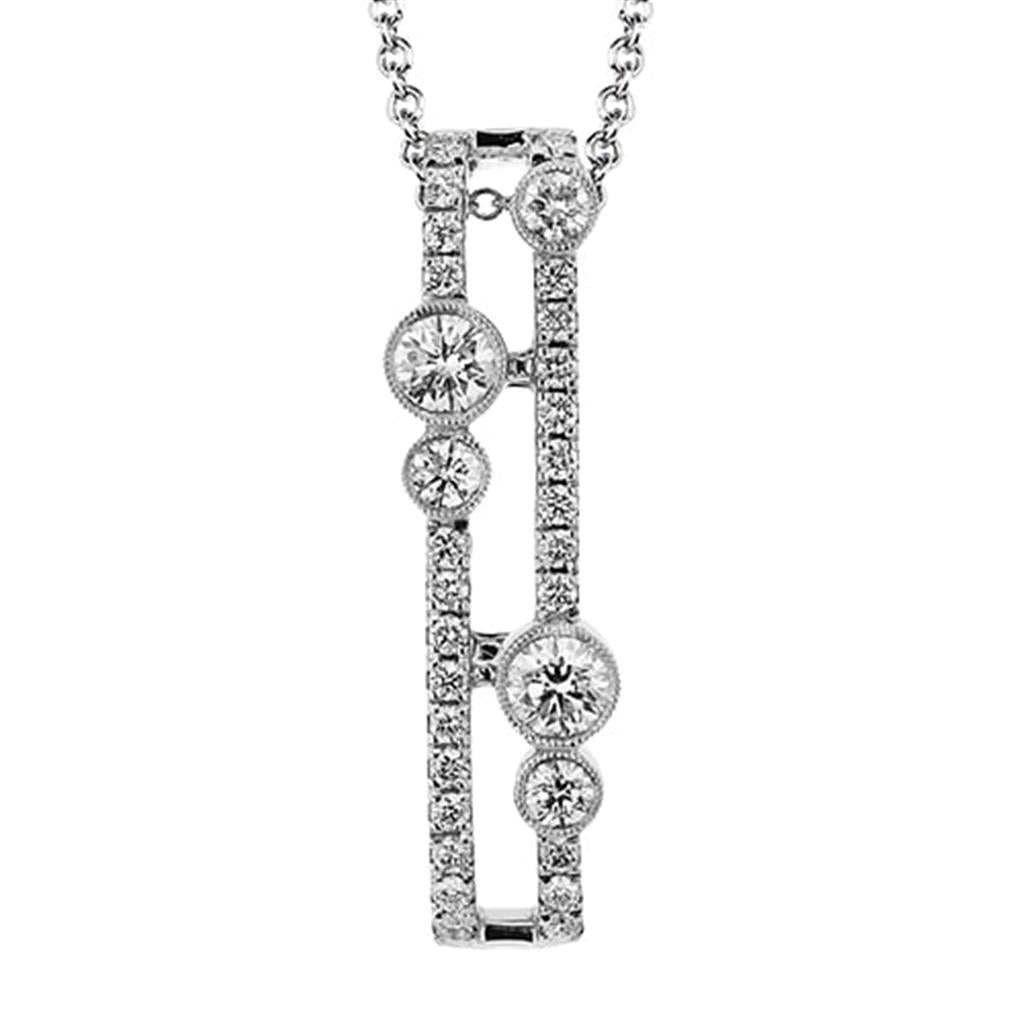 Simon G. Diamond Pendant & Chain