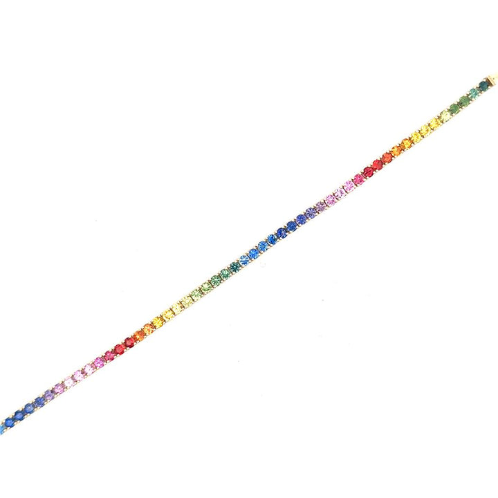 Rainbow Sapphire Bracelet