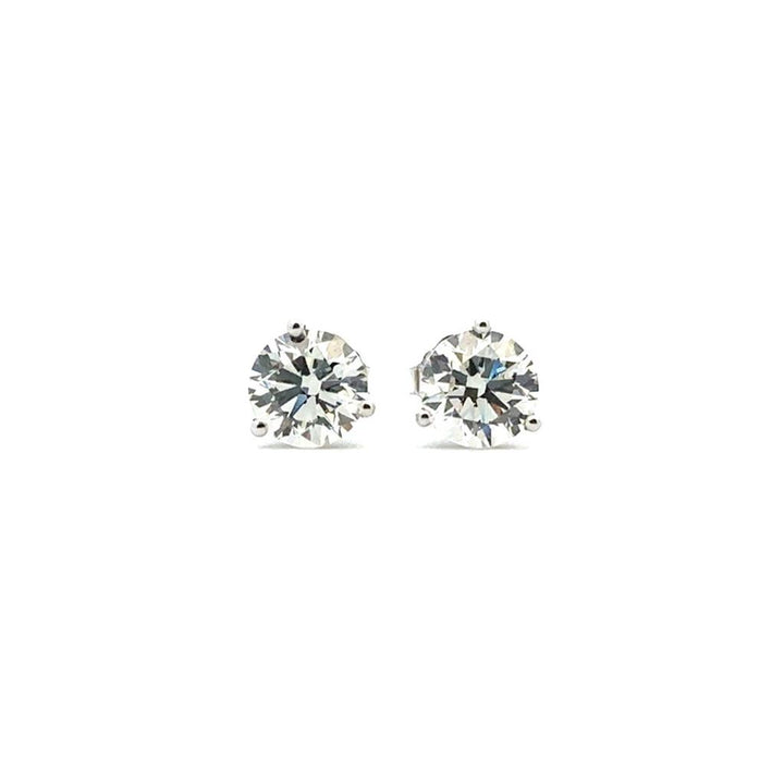 Diamond Stud Earrings - Total Weight 2.01ct