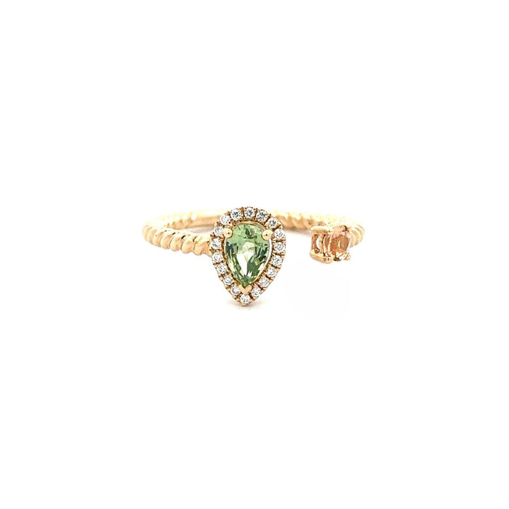 Green Sapphire Ring