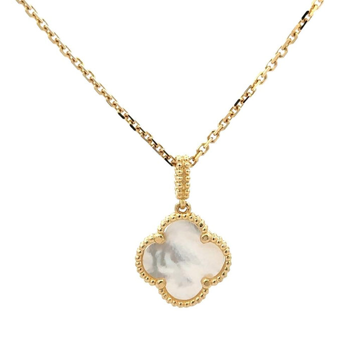 Gold and Mother of Pearl Clover