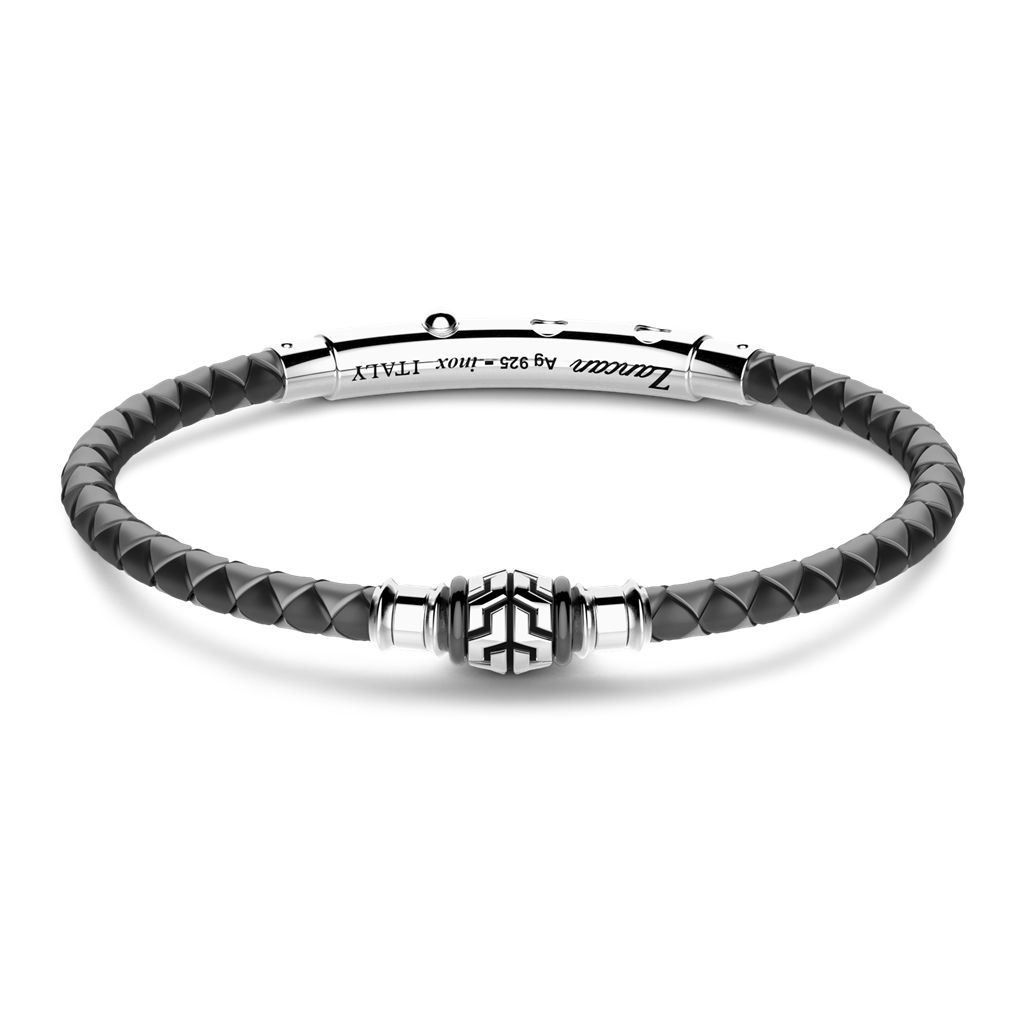 Two-Tone Grey Silicone Bracelet