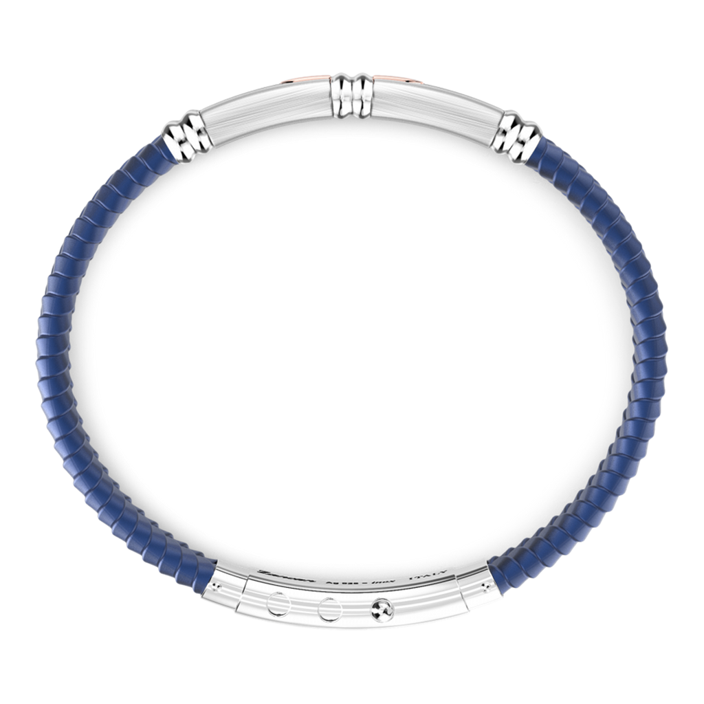 Blue Silicone Bracelet