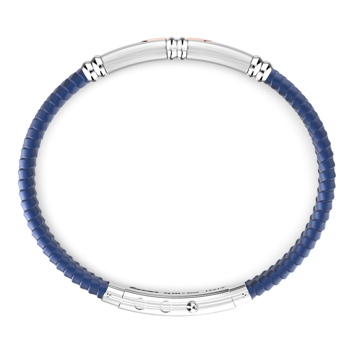 Blue Silicone Bracelet