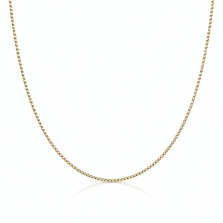 Diamond Cut Bead Necklace - 18 Inch - Davidson's Jewellers
