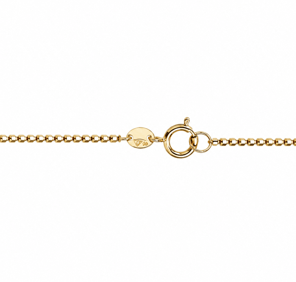 Diamond Cut Bead Necklace - 18 Inch - Davidson's Jewellers