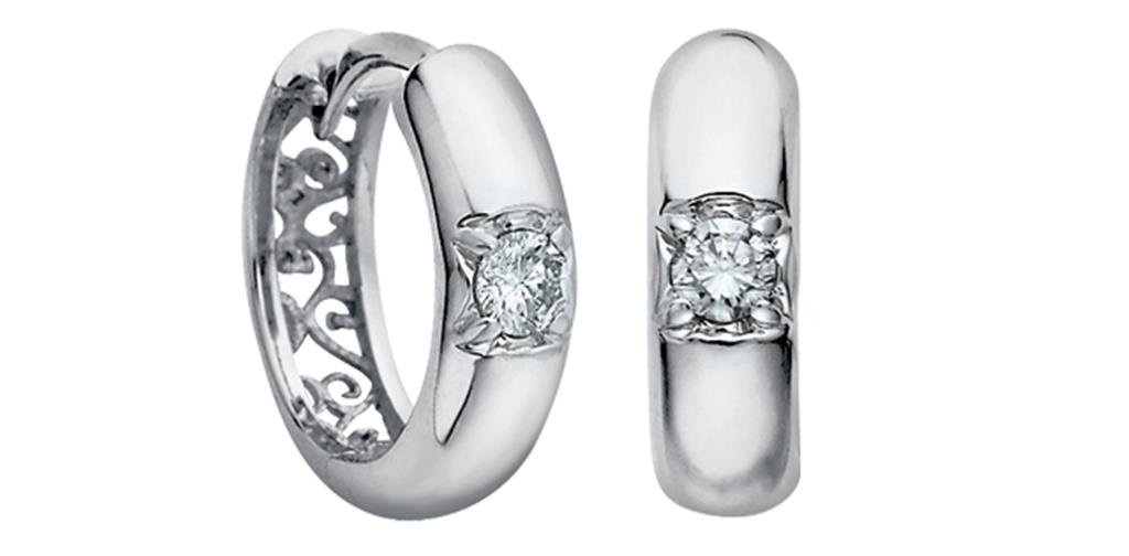 Diamond Hoop Earrings - Davidson's Jewellers