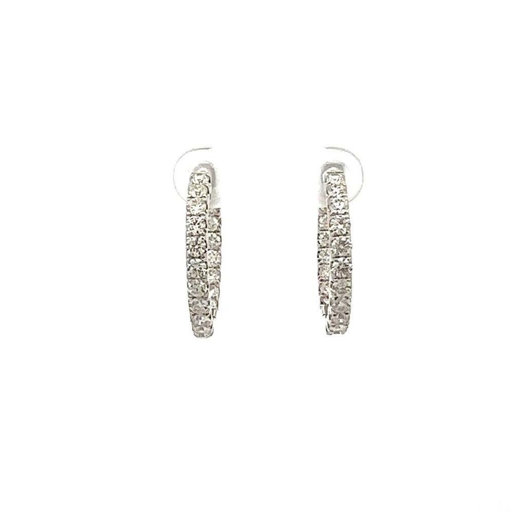 Diamond Hoops - Davidson's Jewellers