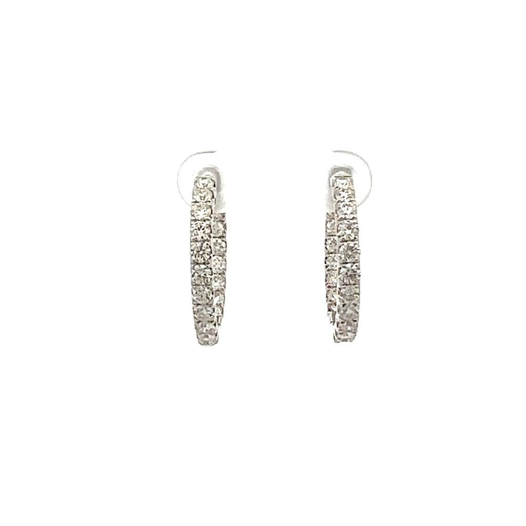 Diamond Hoops - Davidson's Jewellers