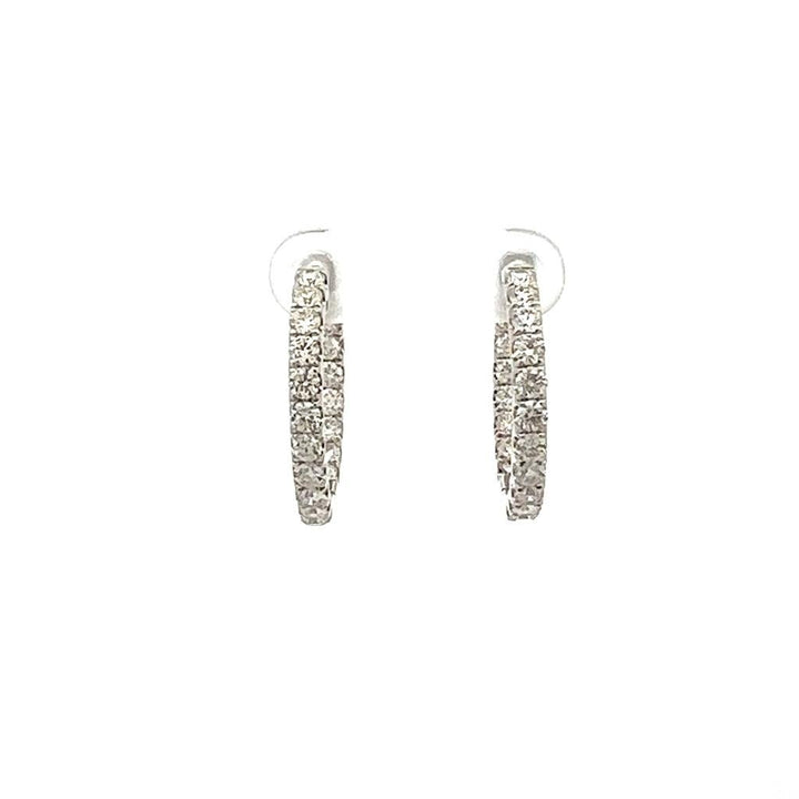Diamond Hoops - Davidson's Jewellers
