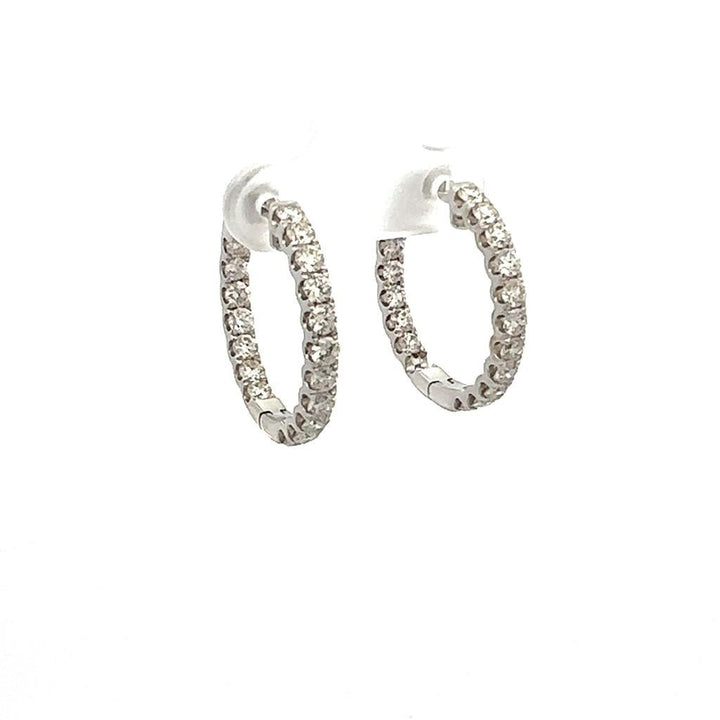 Diamond Hoops - Davidson's Jewellers