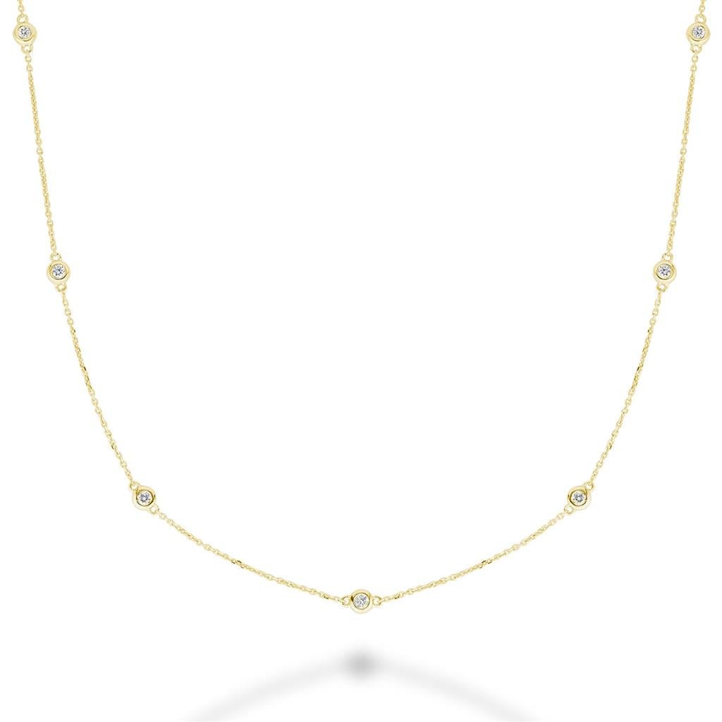 Diamond Station Necklace - Davidson's Jewellers