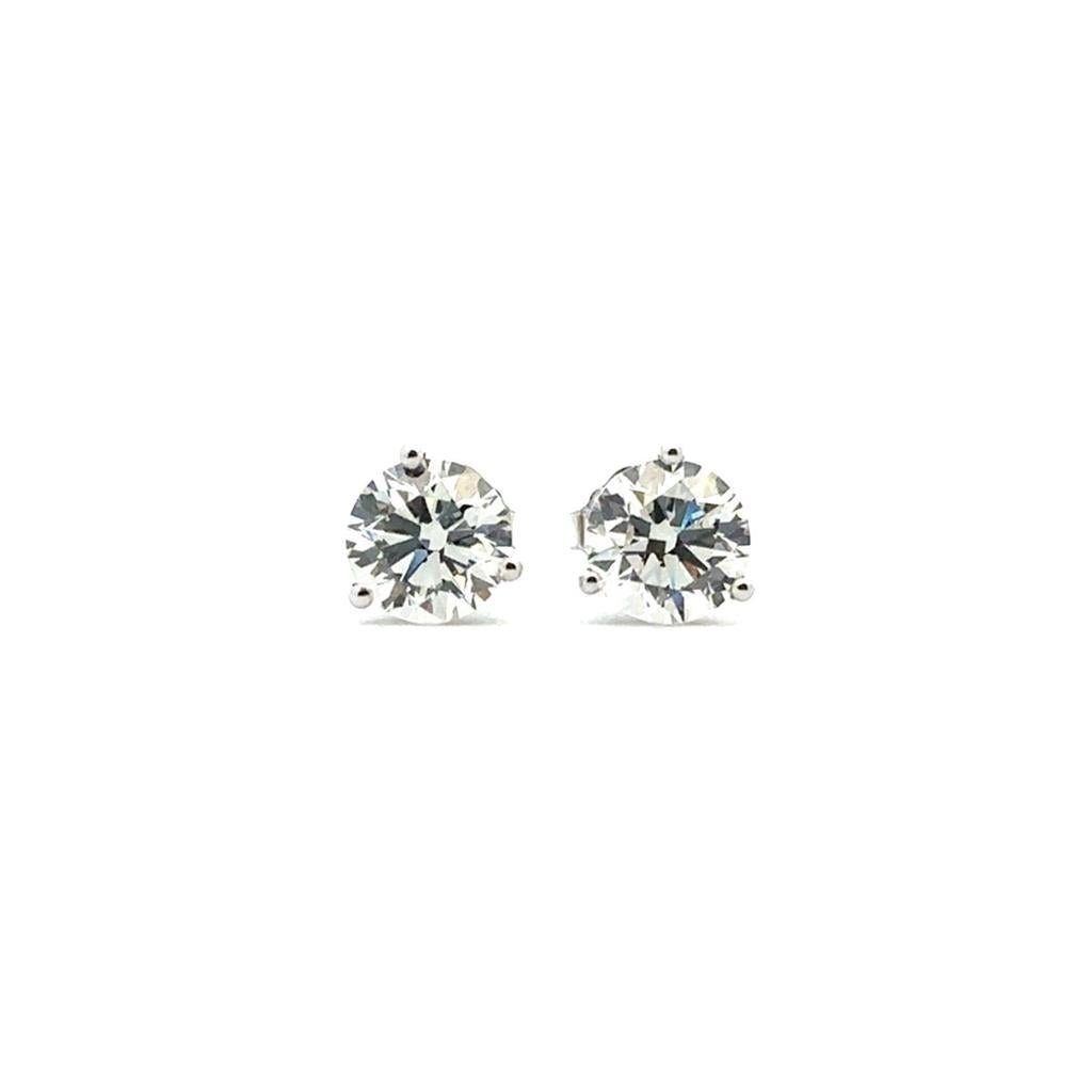 Diamond Stud Earrings - Total Weight 2.01ct - Davidson's Jewellers