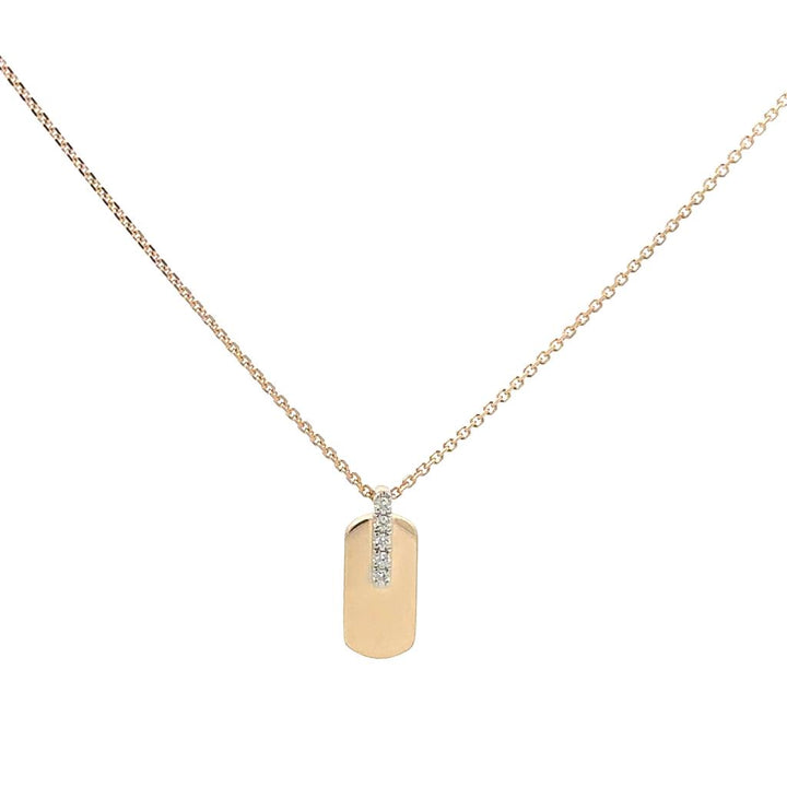 Petite Diamond Pendant with Chain
