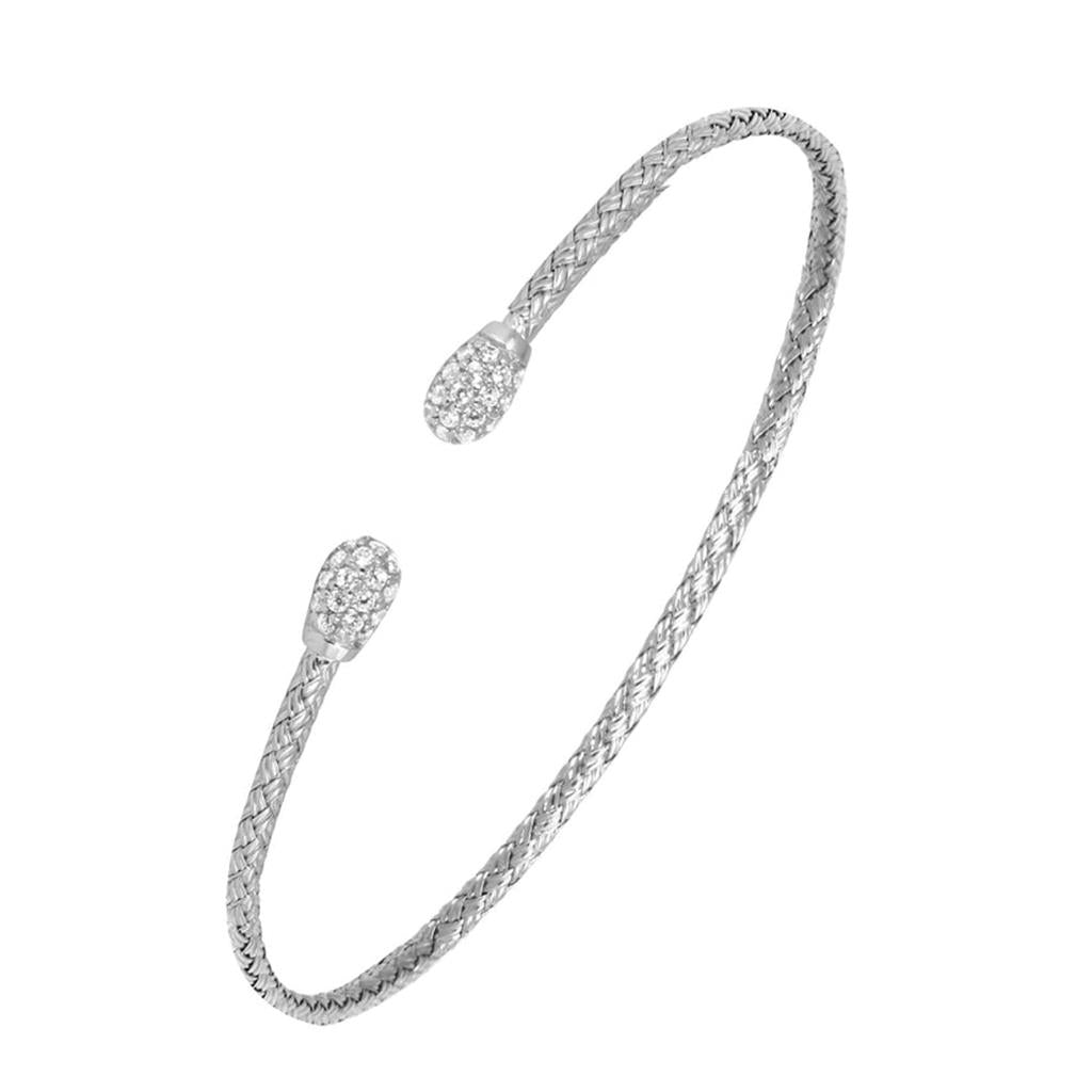 Sterling Silver and Cubic Zirconia Bracelet