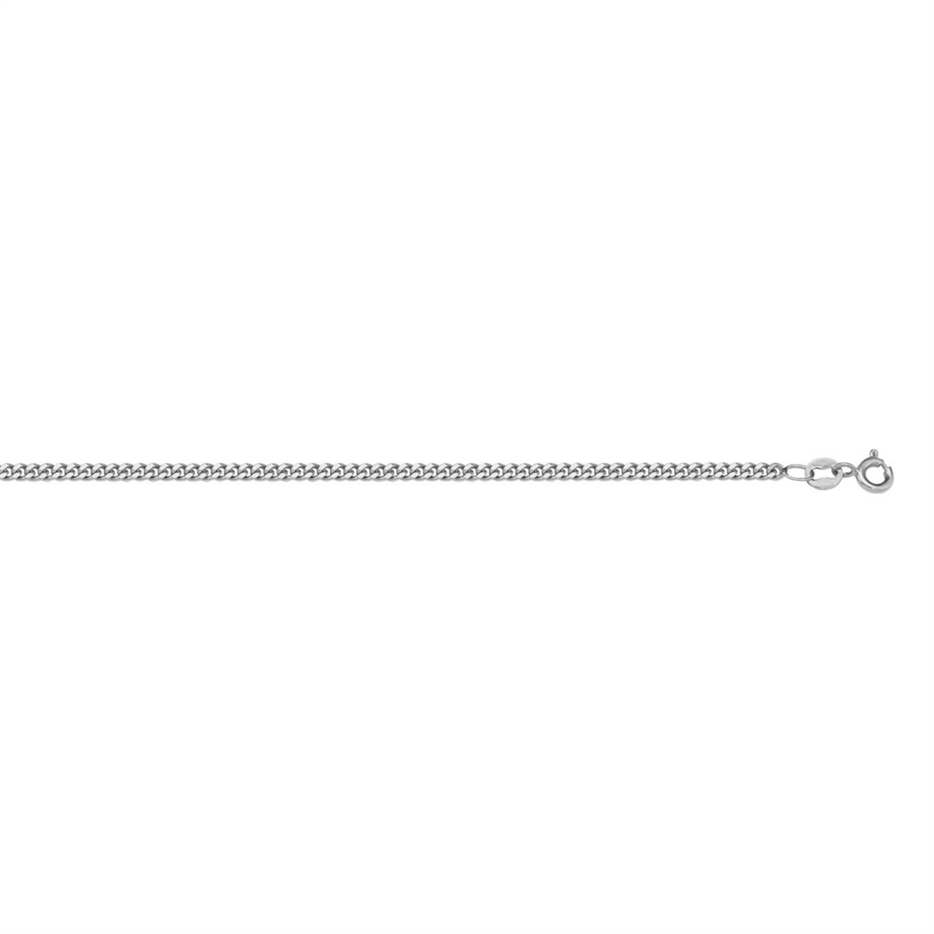 10K White Gold Chain - 18 Inches