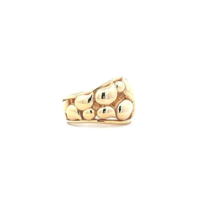 Yellow Gold Bubble Ring