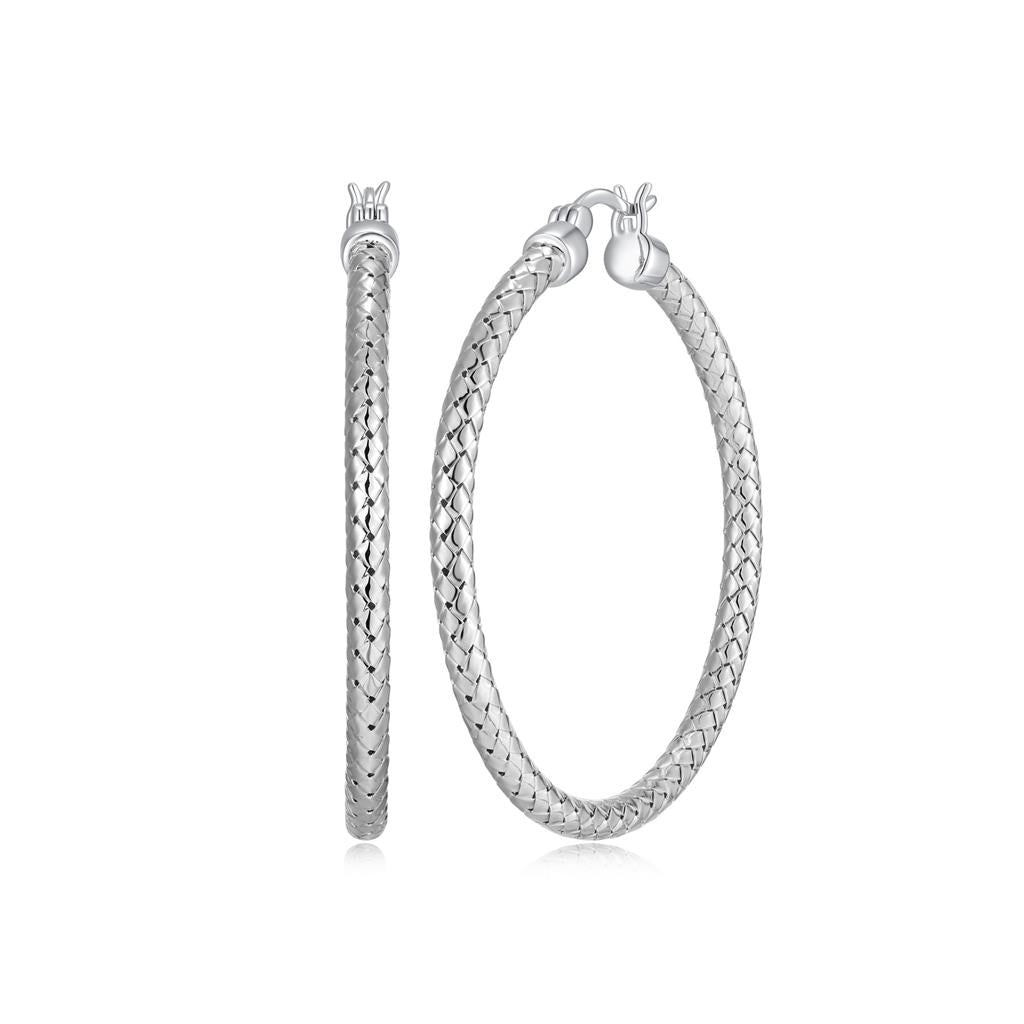 Silver Hoop Earrings