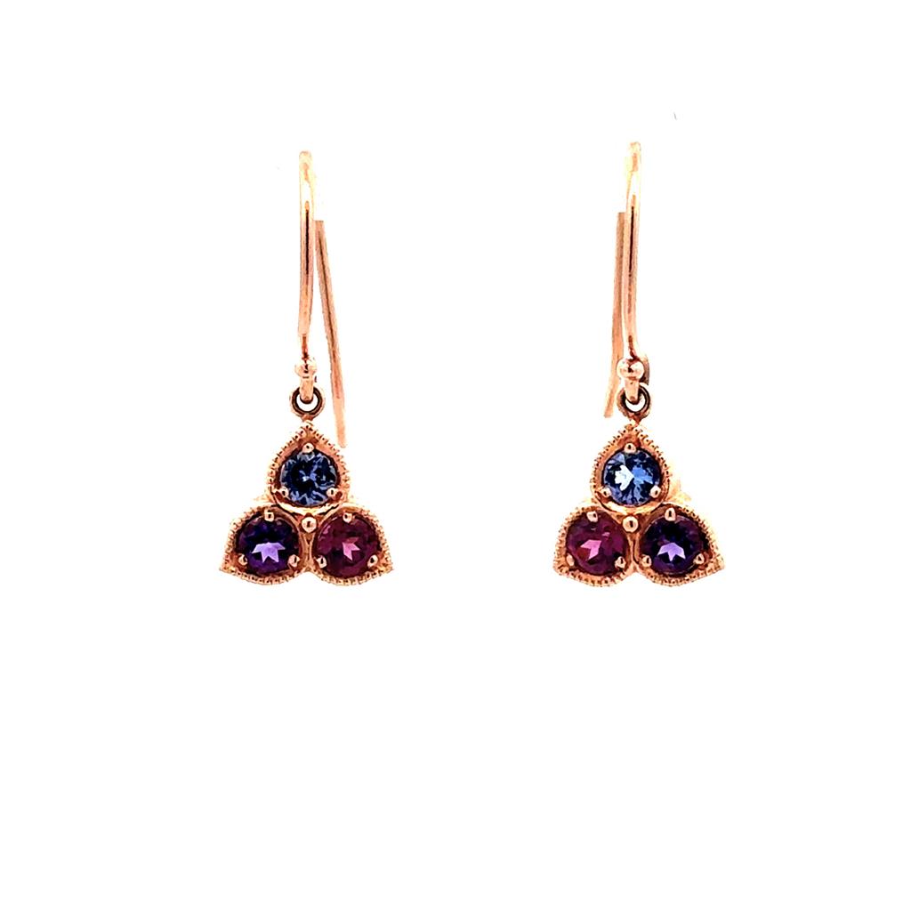 Multi-Stone Drop Earrings