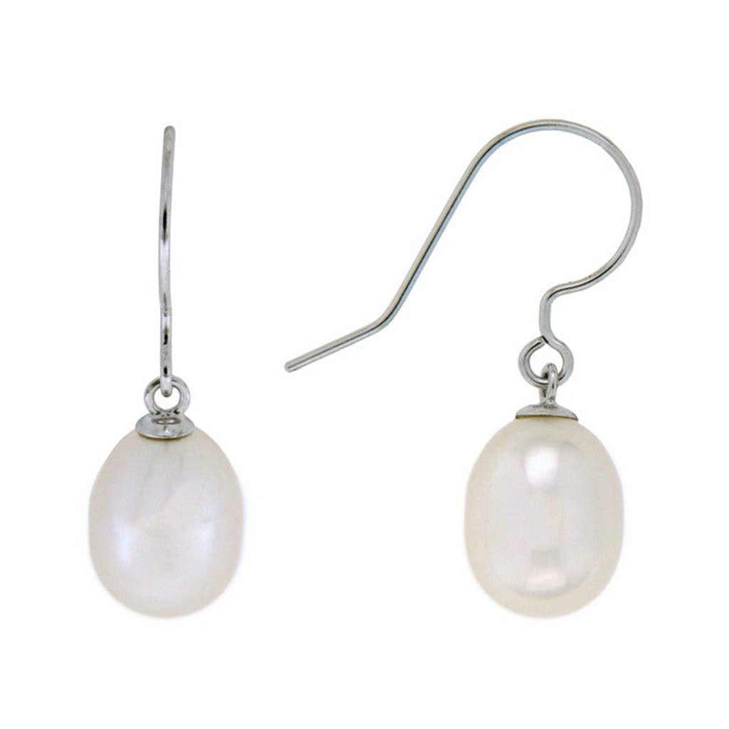 White Gold Pearl Drops