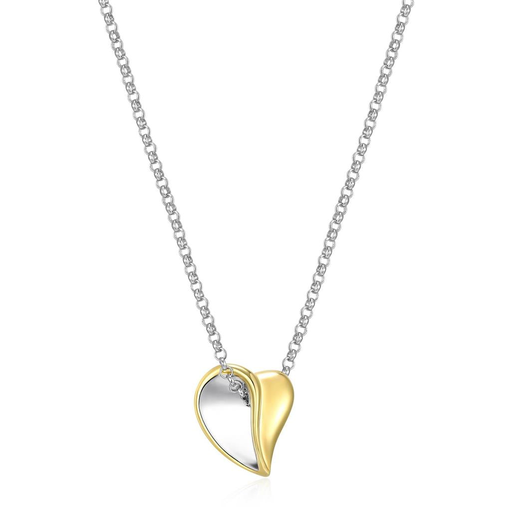 Sterling Silver "Amour" Pendant by Elle