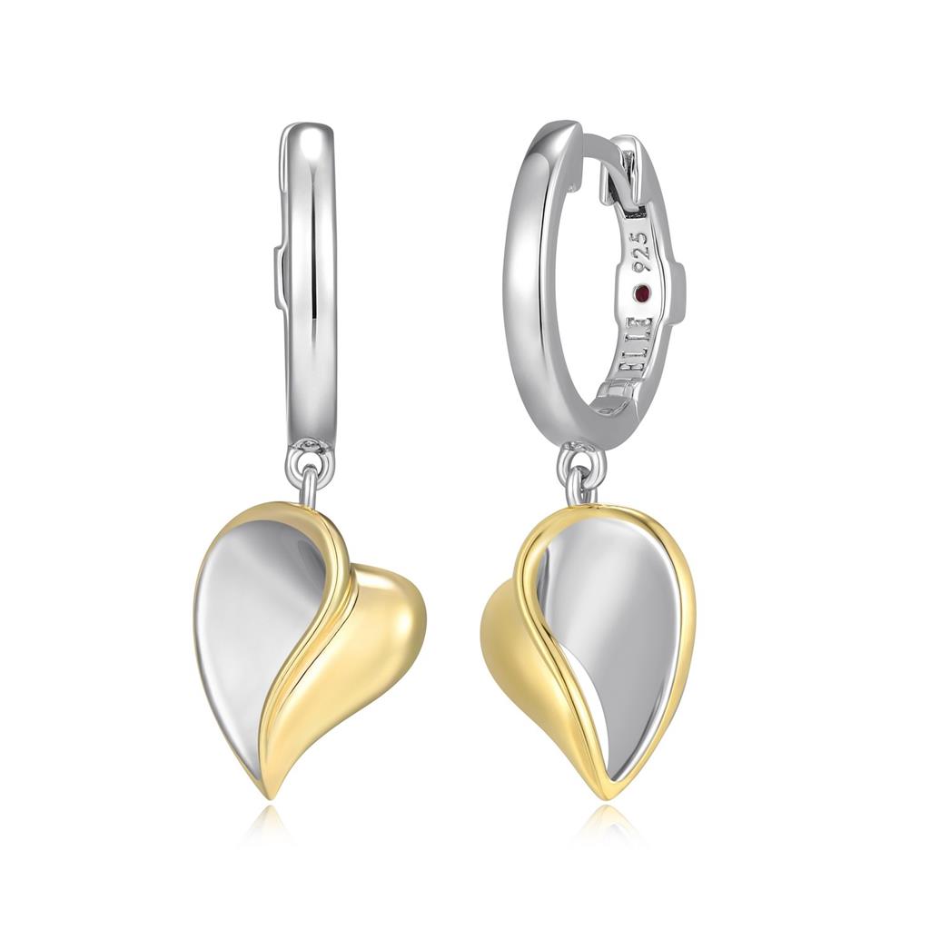 Sterling Silver "Amour" Earrings by Elle