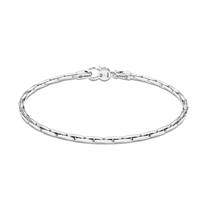 Silver Oval Link Bracelet
